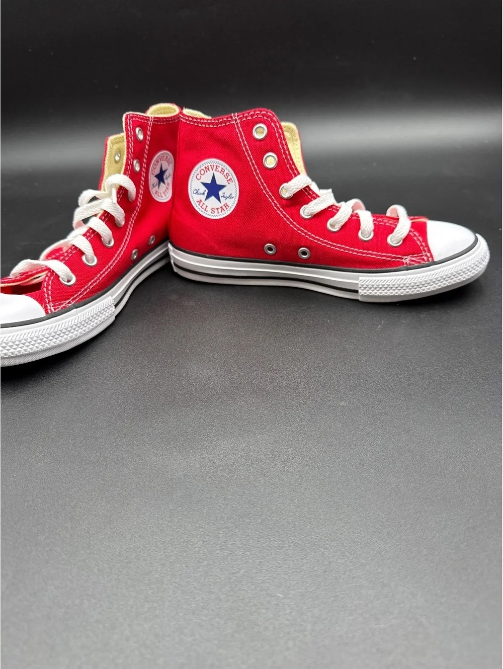 Converse Chuck Taylor All Star High Top Sneakers Red Size 2